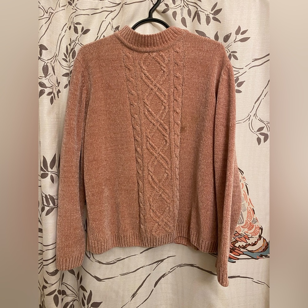 Mauve Pink knit sweater